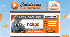 Desktop Screenshot of caledoniancampers.co.uk